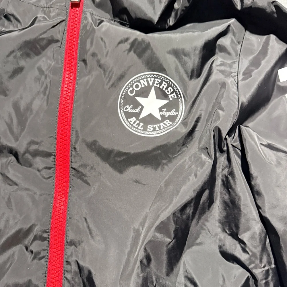 Converse Black and‎ Red Hooded Jacket
